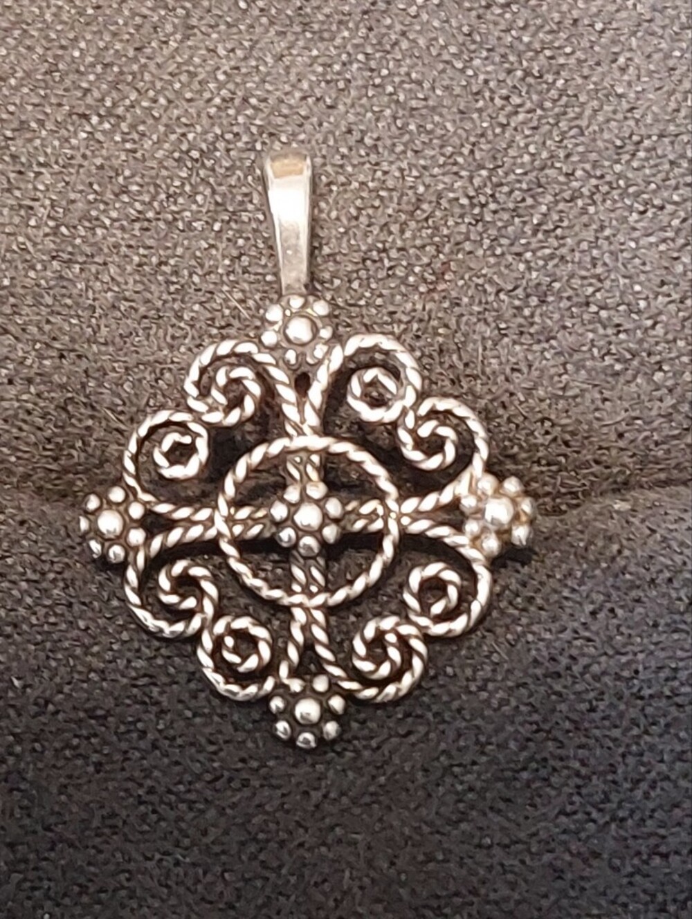 James Avery Twisted Cross Pendant